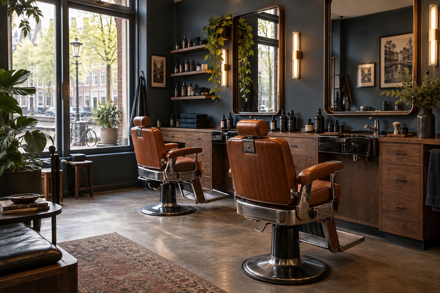 Interieur van de zaak van MENRISE